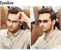 Eyesilove мужские очки для близорукости фотохромные очки из титанового сплава очки для близорукости с чувствительными переходными линзами - фото