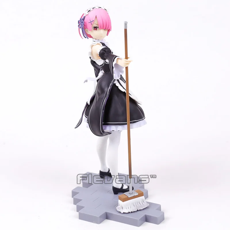 

Re:Zero Starting Life in Another World Ram Maid with Mop Ver. 1/7 Scale PVC Figure Collectible Model Toy 22cm