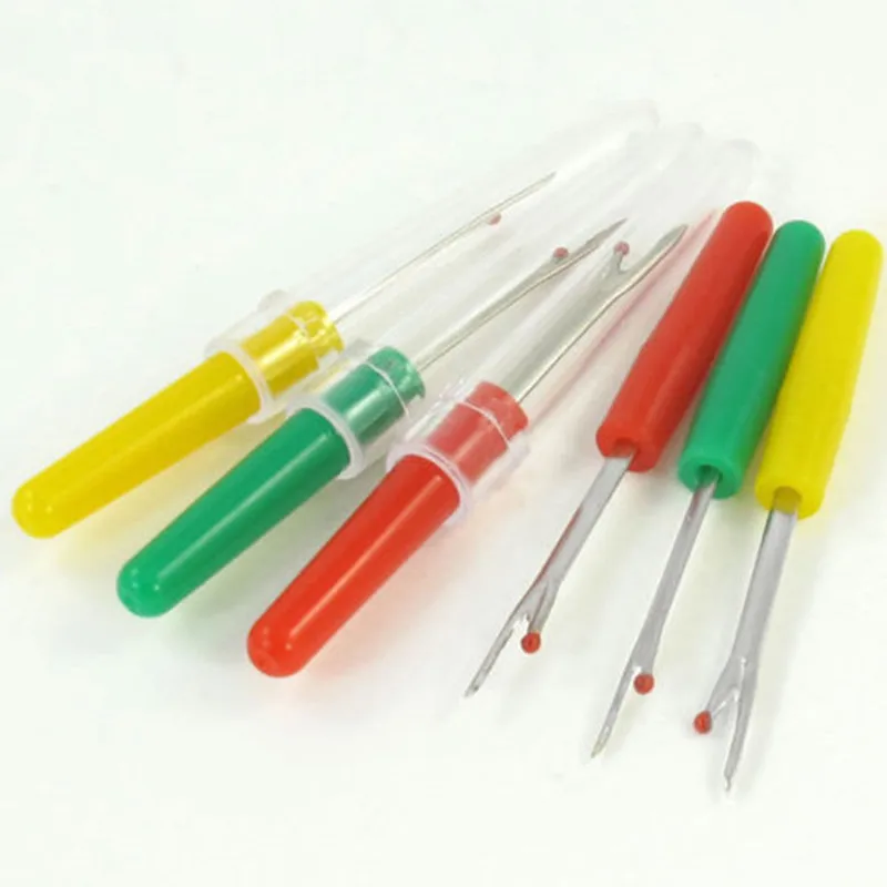 Горячая 4x пластиковая ручка ремесло резец резьбы Вспарыватель для шва Unpicker швейный инструмент S