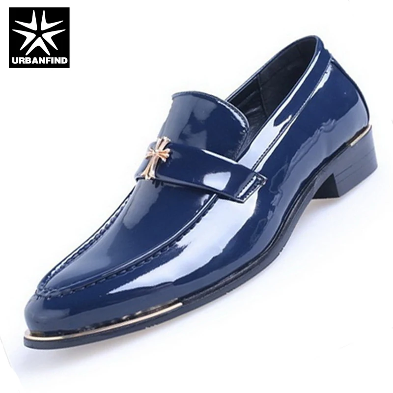 URBANFIND/Мужская обувь; мужская повседневная обувь в деловом стиле без застежки; большие размеры 38-44; мужская кожаная обувь; удобная Винтажная обувь