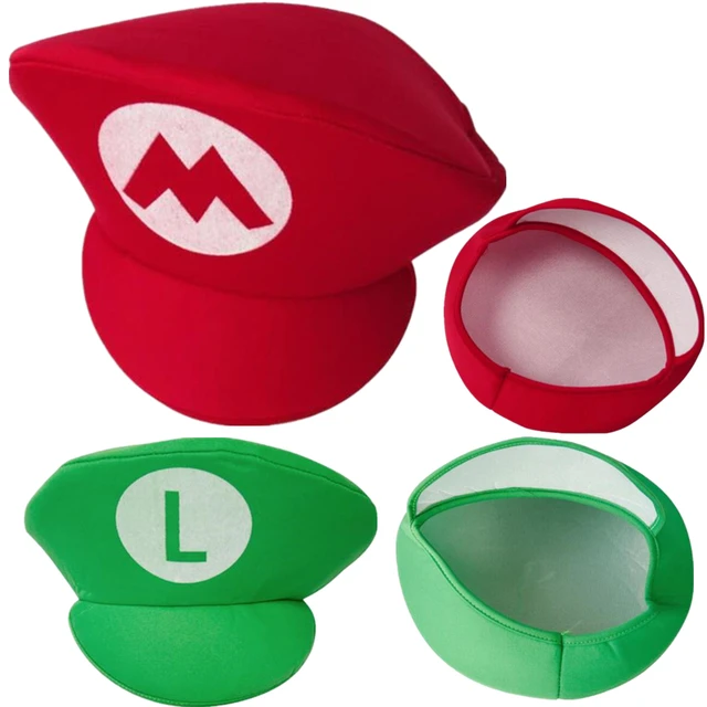 Cappello Unisex Nuova Versione Super Mario Bros Cappello Luigi Cosplay