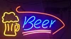 Beer Cups Glass Neon Light Sign