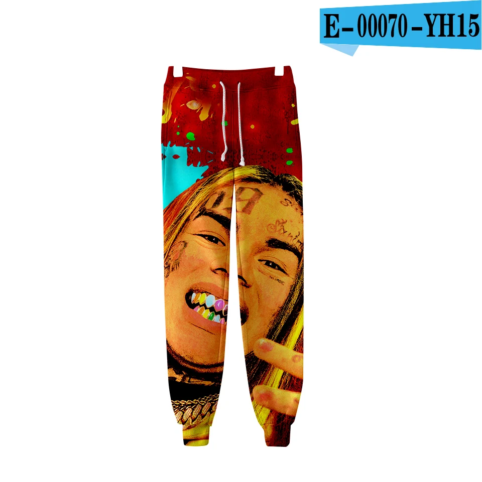 4 LUCKYFRIDAYF Забавные 3d 6ix9ine джоггеры брюки для мужчин и женщин повседневные Хип-хоп спортивные Длинные свободные брюки унисекс 3D фитнес брюки спортивные брюки - Цвет: 4