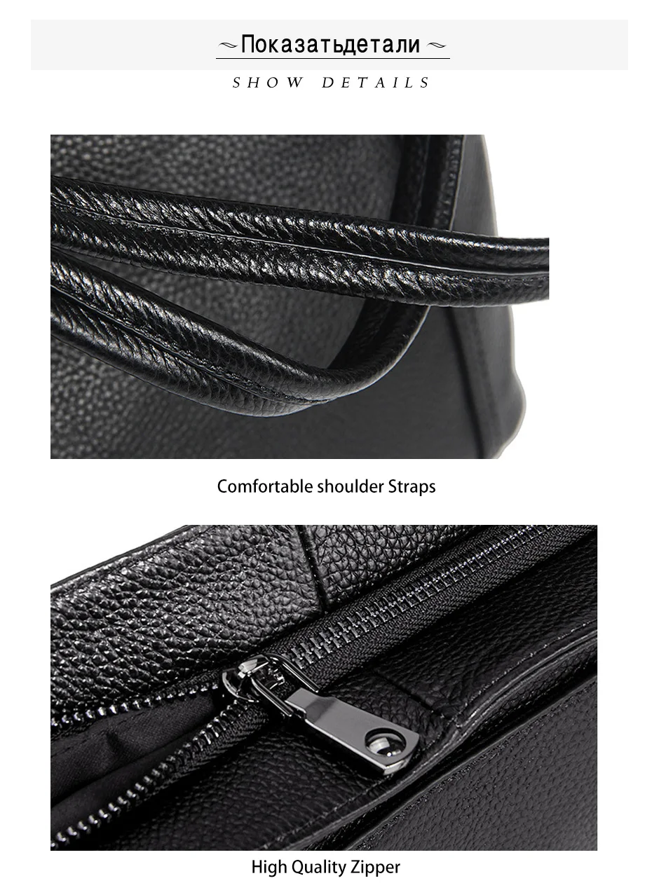 ombro 100% bolsa de couro genuíno com