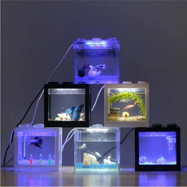 acrylic aquariums with lamp