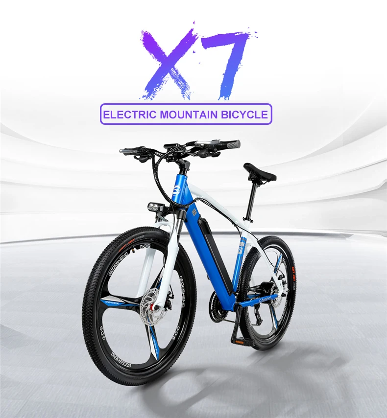 Clearance 26inch electric bicycle 27speed variable speed  48V lithium battery 240W motor PAS Rane 60km Rear wheel drive  MTB E-bike 0