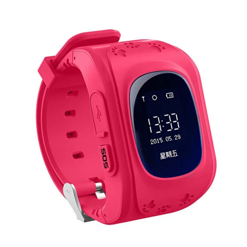 Children Smart Kid Watch Phone Smartwatch W5 Support SIM Card Location Position GPS Tracker SOS Call