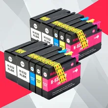 10PK Compatible 932XL 933 for HP932 933XL replacement Ink Cartridge for HP Officejet 6100 6600 6700 7110 7610 7612 Printer