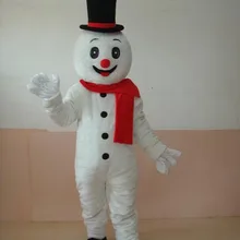 Заводской выход Снеговик персонаж-талисман костюм милый талисман костюм Снеговик-талисман te костюм мультфильм Вечерние