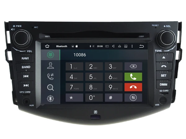 Top Fit for TOYOTA RAV4  2006-2012 OTOJETA touch screen Android 9.1 Car DVD Head UNIT 32gb rom 3G/4G autoradio GPS PLAYER 2