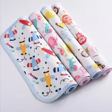 Водонепроницаемый пеленальный коврик для ребенка, пеленальный коврик для детской кровати, хлопковая ткань, моющийся пеленальный коврик, пеленальный коврик для детской кроватки 30*45 см