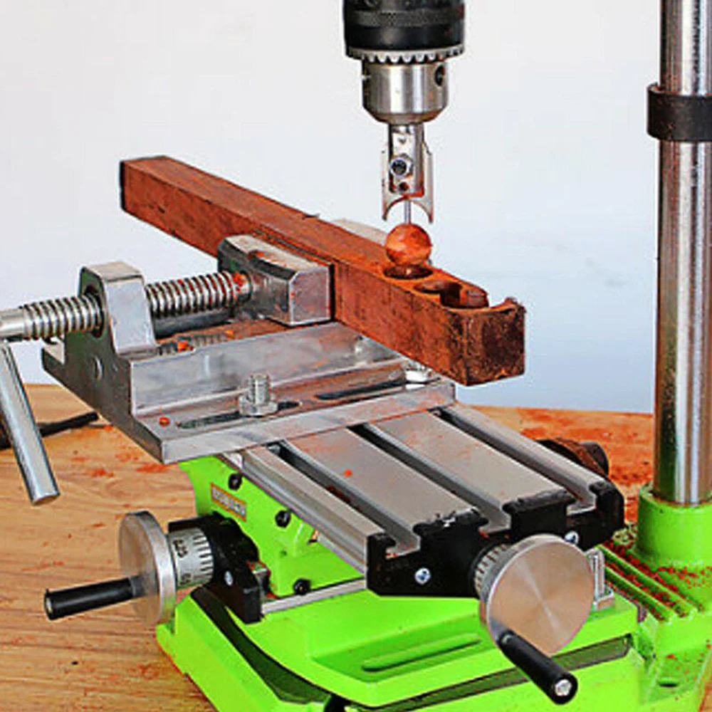 Mini Precision Multi-function Milling Machine Bench Drill Vise Fixture Work table