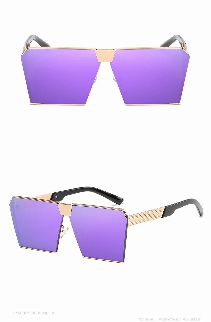 Модный фирменный дизайн, сексуальные женские негабаритные Квадратные Солнцезащитные очки, женские винтажные безрамочное зеркало, солнцезащитные очки для женщин