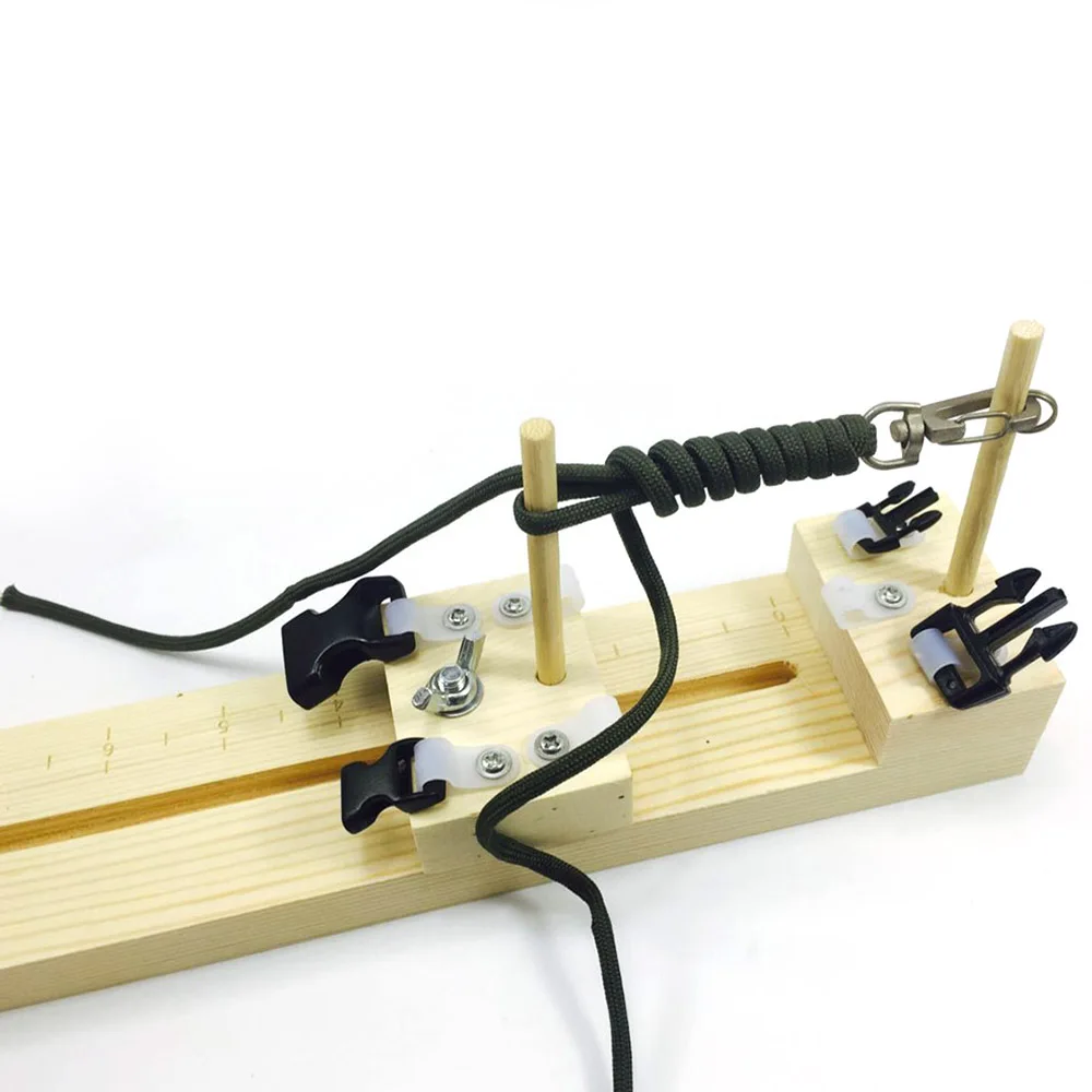 New Monkey Fist Jig and Paracord Jig Bracelet Maker Paracord Tool Kit  Adjustable Metal Weaving DIY