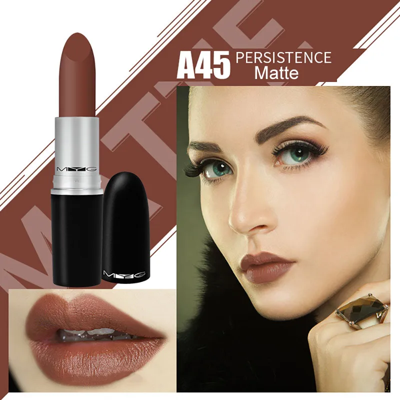 Обнаженная губная помада высшего качества для губ honey Love Please Me Persistence See Sheer Brick o la Angel Mocha Kind sexy Naked Lipstick - Цвет: A45 persistence