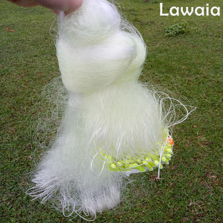 

Lawaia Three-layer adhesive mesh Yellow wire Long 40m deep 1.5m high quality floats increase lead plump fish stick fishing Gears