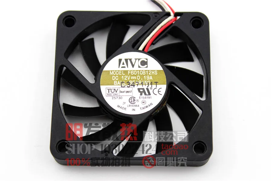 Original 6010 0.19A 6CM 12V 6 cm CPU chassis cooling fan F6010B12HS | Компьютеры и офис