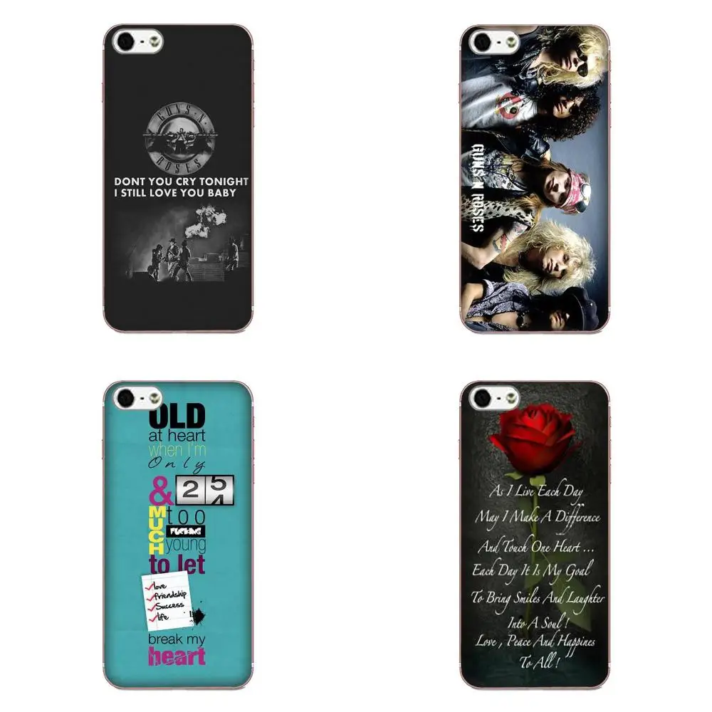 Guns N Roses мягкий TPU персонализированный узор для Huawei P8 P9 P10 P20 P30 Mate 7 8 9 10 20 Lite Plus Pro 2017 |