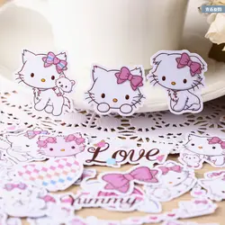 32 шт. творческий каваи самодельные Cute Hello Kitty наклейки красивые наклейки/декоративные наклейки/DIY Craft фотоальбомы