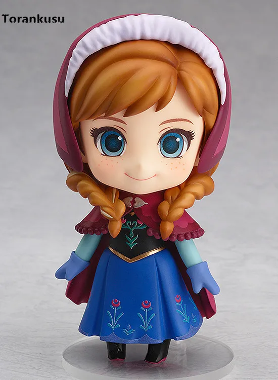 

Princess Snow Action Figure Princess Anna Nendoroid 550# PVC Toy 100mm Q Ver. Anime Anna Collectible Model Doll