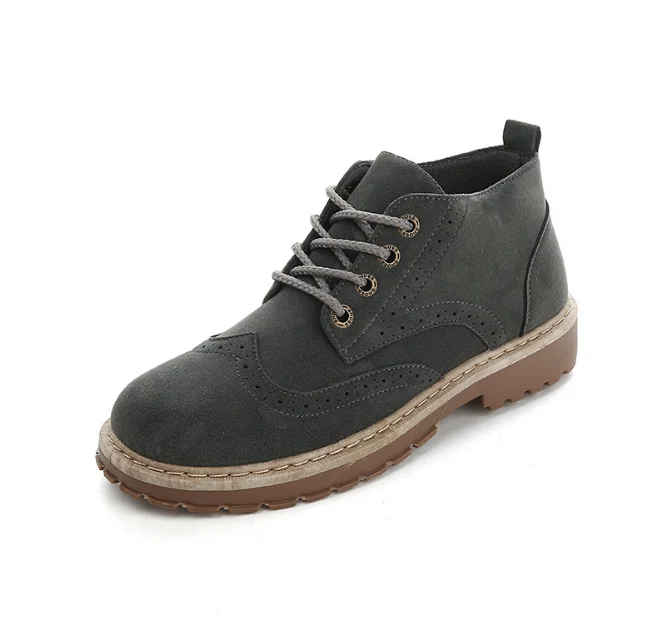 

Casual Cotton Fabric Men Boots Fashion Male Solid Low Heel Shose Autumn Round Toe Design Martin Boots Lace Up Ankle Boots Z411