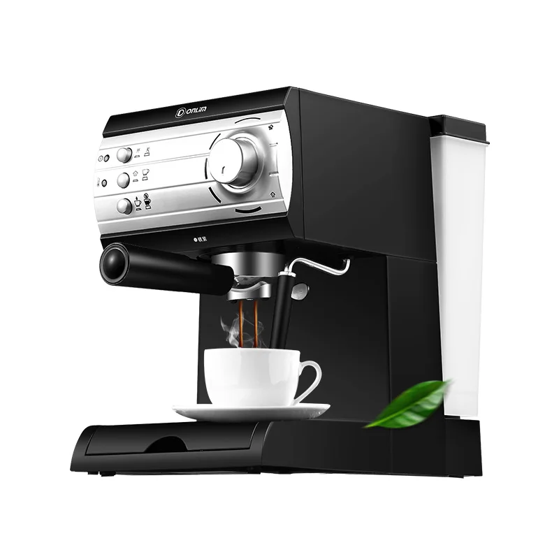 Donlim DL KF6001 20Bar Espresso machine Fully automatic Steam type Playing milk foam DHL UPS ...