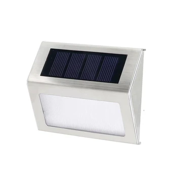 

waterproof outdoor courtyard villa staircase JINLE wall lamp inductive solar lamp 2LED oreign trade and environmental protection