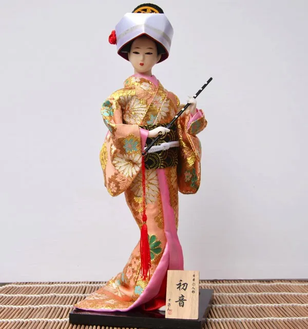 Kopen TNUKK 2017 Mooie ambachtelijk craifts 30 cm Mooie Japan Geisha poppen Home Decration Creatieve geschenken vintage interieur.