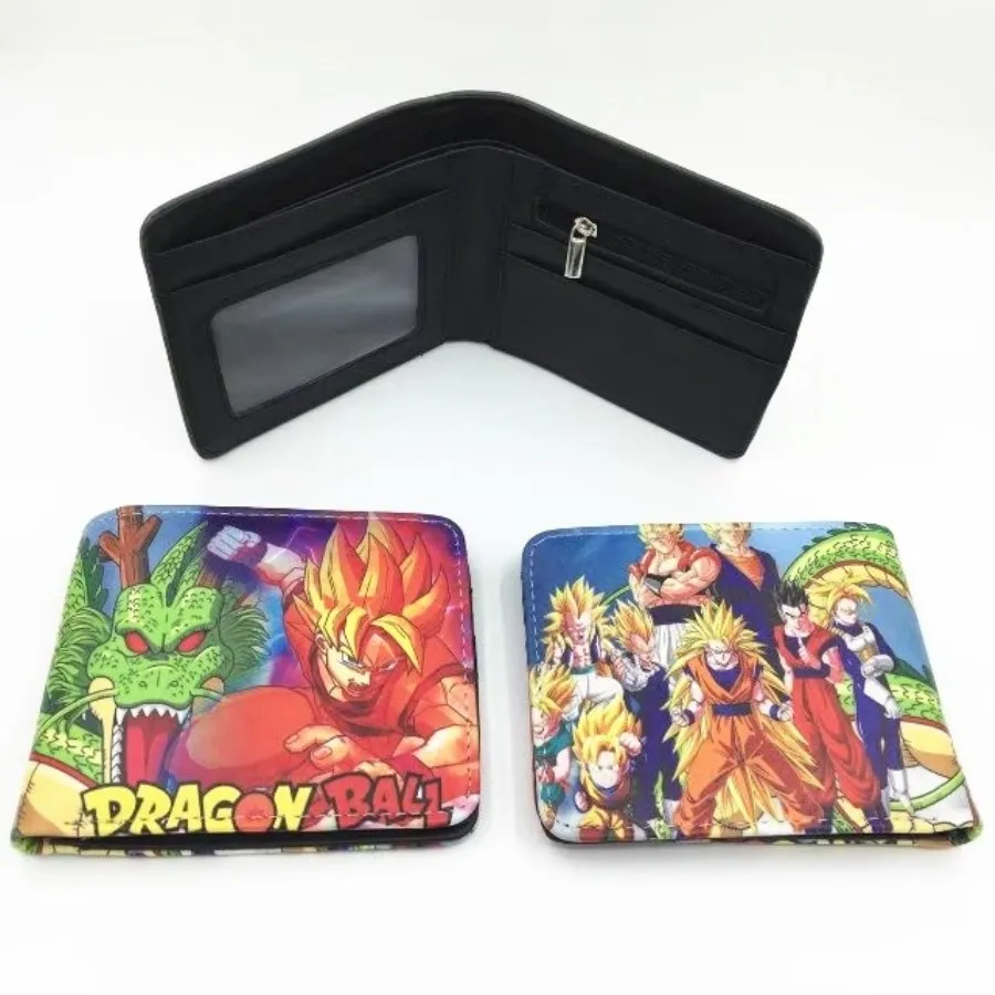 Japan anime Dragon Ball Z Wallet Young Men Women Students Cartoon