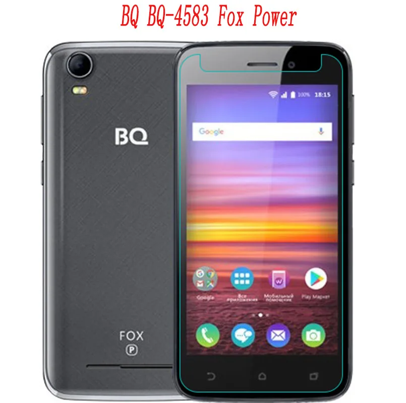 

Smartphone Tempered Glass for BQ BQ-4583 Fox Power 4583 9H Explosion-proof Protective Film Screen Protector cover phone