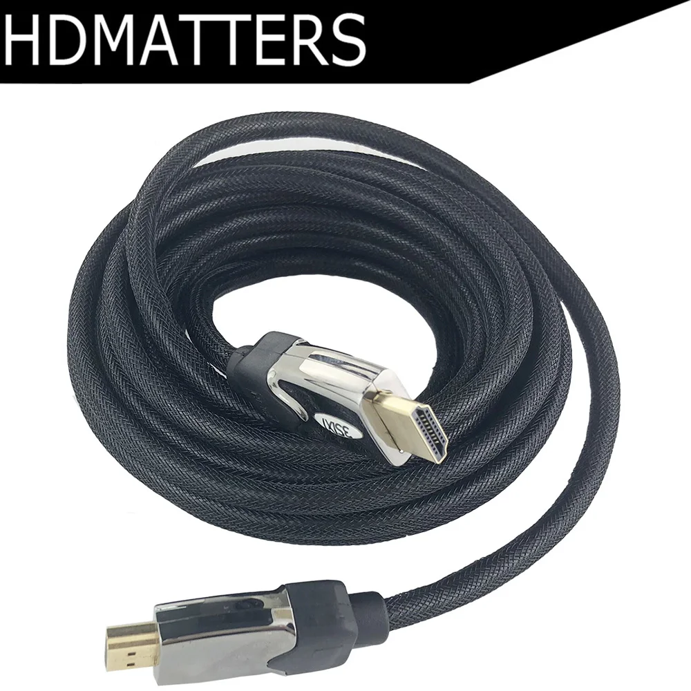

HDMI 2.0 cable 5M 4K 60HZ HDR HDMI 2.0 A male to A male with nylon mesh&Alloy Shell for PS4 pro Xbox ones HDTV PC laptop