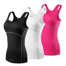 Женские спортивные футболки без рукавов для фитнеса и бега, быстросохнущая Спортивная одежда для бега, гимнастического зала, топ, жилет, рубашка для йоги, одежда для фитнеса