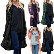 Лидер продаж Модные женские Твердые шаль печати кимоно кардиган Топ Cover Up стильный и модный принт Дизайн пляжная одежда