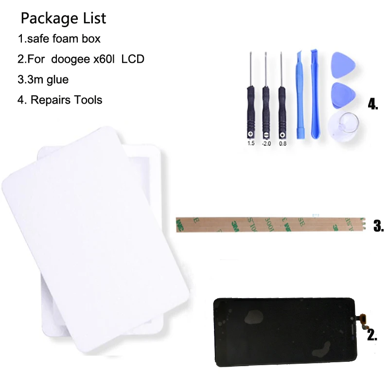 doogee x60l LCD SDD