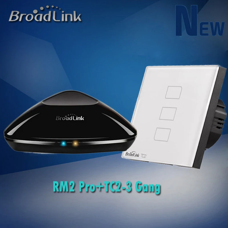 Broadlink Rm Pro Wifi+RF+IR Universal Intelligent Remote Controller+TC2 ...