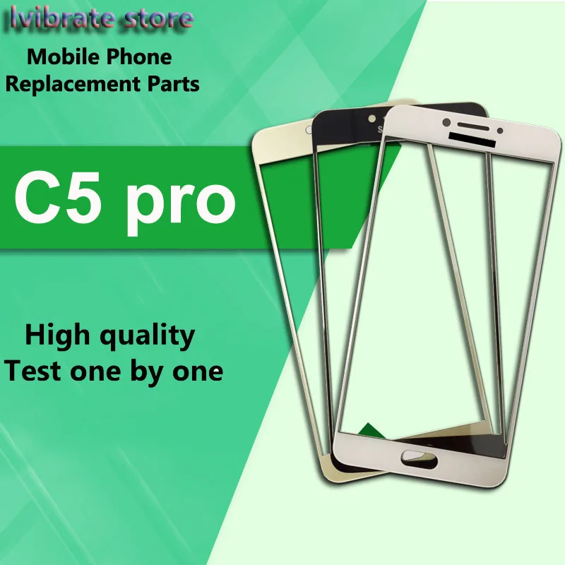 Для Samsung galaxy C5 pro C5010 передняя внешняя стеклянная линза сенсорная панель экран для