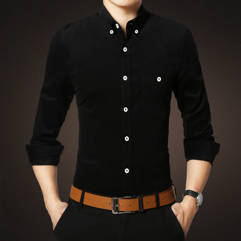 Fall Winter Fine Cotton Corduroy High end Men's Fashion Brand Pure