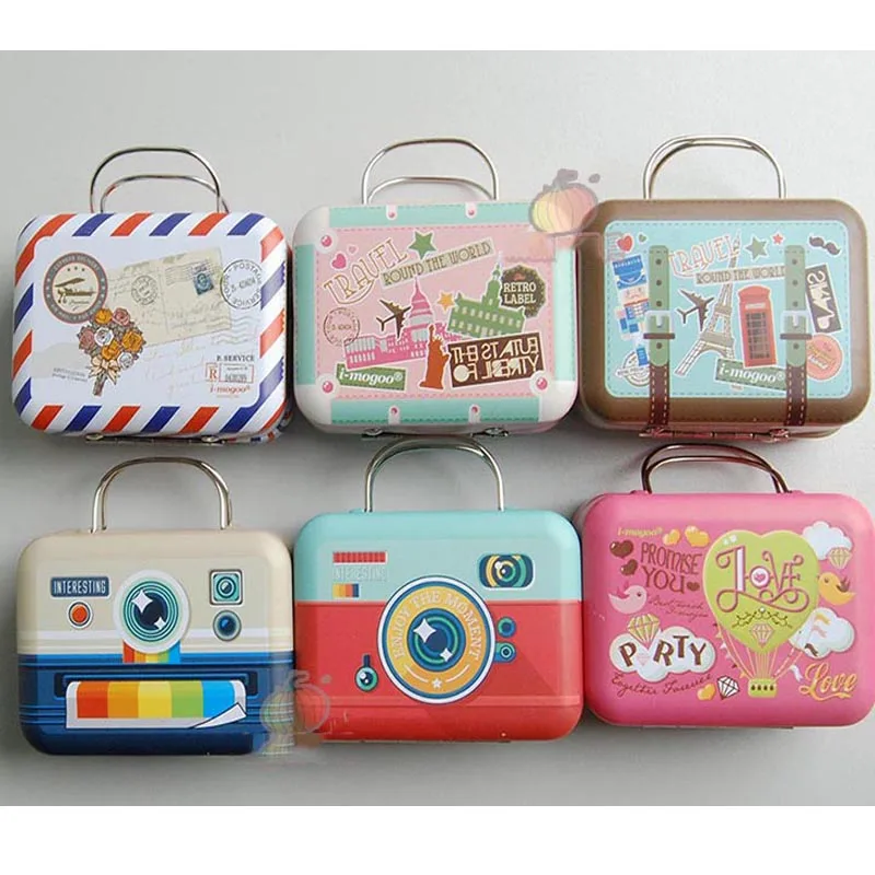 Buy 5PCS/LOT1/6 Doll Accessories Metal Luggage Mini