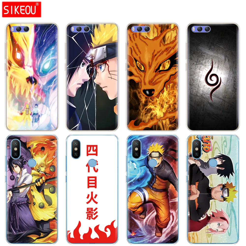 Силиконовый чехол для Xiaomi Mi A1 A2 5 5S 5X 6 Mi5 MI6 NOTE 3 MAX Mix 2 2S Naruto Sasuke Anime Yondaime Minato