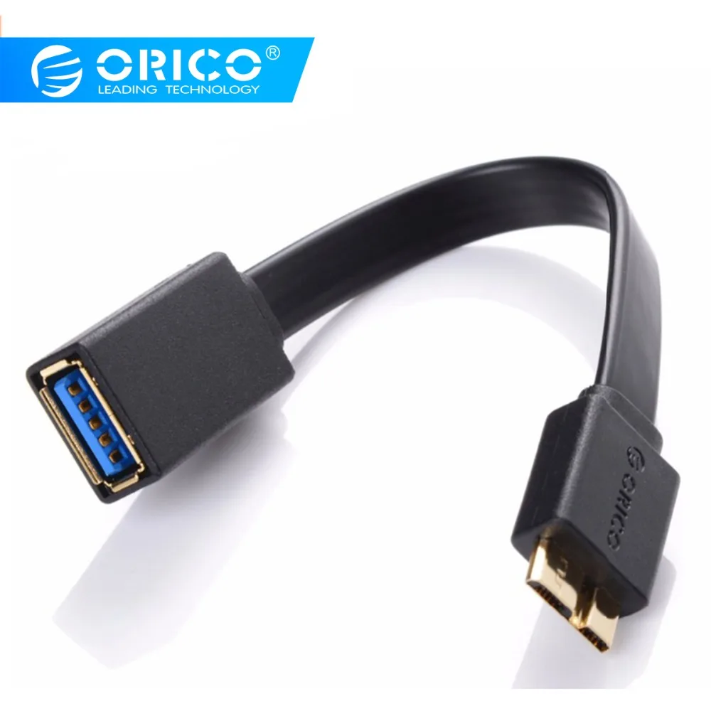 

ORICO USB Type A to Micro USB3.0 OTG Cable OTG Type-A Charger Data Cable 15CM for SAMSUNG Note3