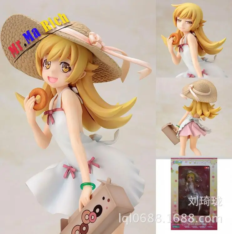 Monogatari Nisemonogatari Oshino Shinobu 1/8 Масштаб фигурки ПВХ Brinquedos Коллекция Фигурки игрушки для