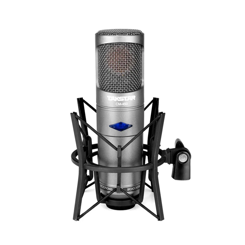 Takstar CM-450-L конденсаторный микрофон с вакуумной трубкой стиль записи микрофон девять характеристик направленности вещания