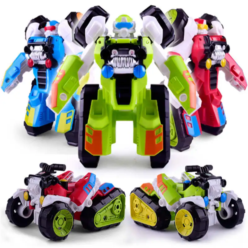 

AOSST Transformation Robot Toy Cartoon step model car toy Anime Cars Merge Deformation Robot Model Childs game Toys Gift