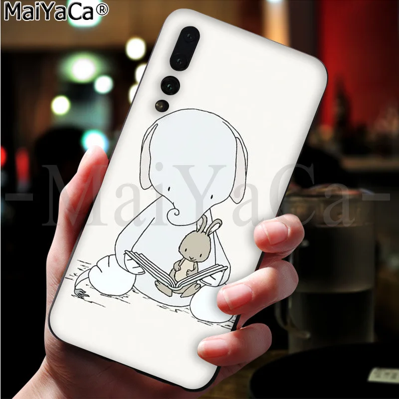 MaiYaCa Kelinci dan Gajah DIY Dicat untuk Huawei P20 Pro P20 Lite Mate9 10 20 Lite Honor 10 20pro 20x Ponsel