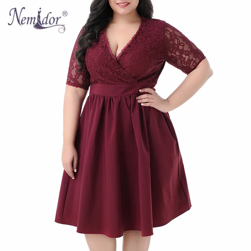 nemidor plus size dresses