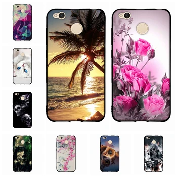 

3D Relief Printing For Xiaomi Redmi 4 Slim Silicone For Xiaomi Redmi 4X Phone Back Bumper Capa For Redmi 4X Case 5.0" Cover Case