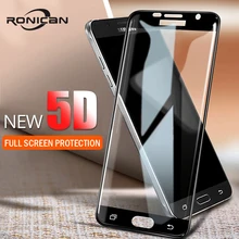 5D изогнутое Защитное стекло для samsung Galaxy A3 A5 A6 A8 J4 J6 Plus закаленное защитное стекло для экрана J8 A8