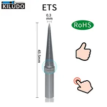 Kiludo 5/шт Веллер бессвинцовый паяльник наконечник паяльной станции для WES51 WESD51 PES51 ETS 0,3 мм