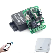 

Wifi Switch Relay Universal DIY Module 1CH DC 7-36V Mobile APP Domotica Light Switch Smart Home Controller Work with Alexa