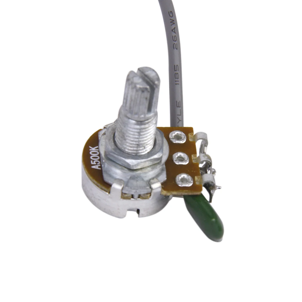 New Guitar Volume Tone Electronic Circuits 2 Potentiometers With 1/4' 6.3mm Jack Guitar Parts & Accessories